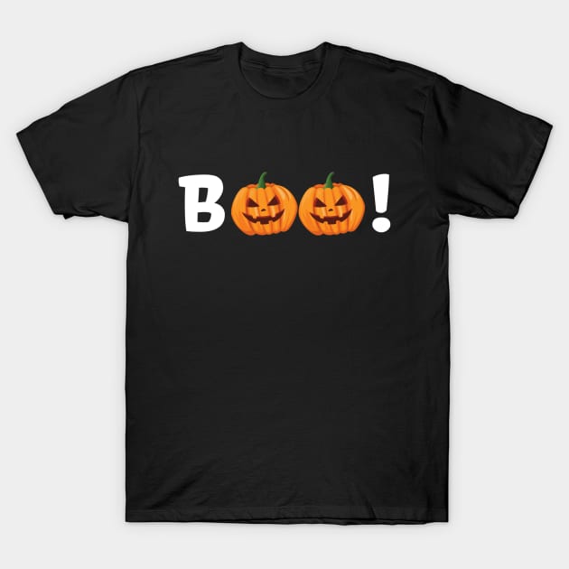 Fun Halloween Boo Apparel T-Shirt by Topher's Emporium